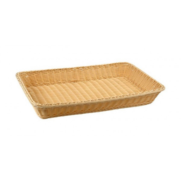 Rectangular synthetic rattan Bread Basket Model CPA11R