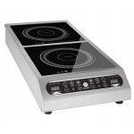 Induction plate Model DT700 Touch Power 3500 Watt Useful surface Ø120 ÷ 260 mm + Ø120 ÷ 260 mm