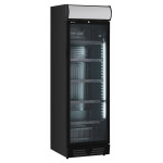 Refrigerated cabinet Model EKG390C BLK with glass door
