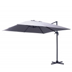 Square Strong umbrella with opening crank handle and rotating mechanism STK Model S7300740000