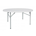 Indoor table TESR Foldable powder coated metal frame Polyethylene foldable top Model 985-Z154