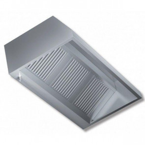 Wall-mounted hood stainless steel aisi 430 satin scotch-brite RP Model DSP14/40