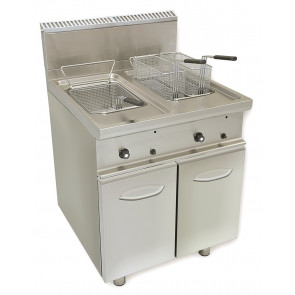 Gas fryer CI 2 Tanks Power kW 22,4 Model RisFri014