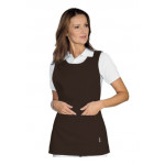 Lady Papeete apron 100% Polyester Dark Brown Model 013285