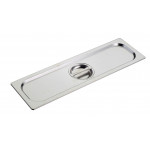 Stainless steel lid with handles slits for gastronorm containers 2/4 Model CO24SMA