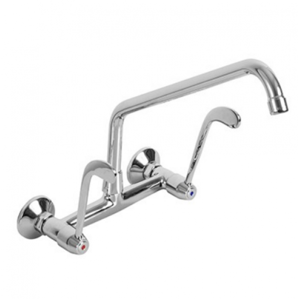 Two holes wall mounted tap - swinging "C" spout L30cm MNL Model R0102010247