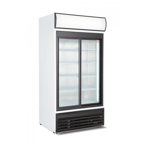 Drinks display with ventilated refrigeration with light box for drinks COF Model 9001080000429