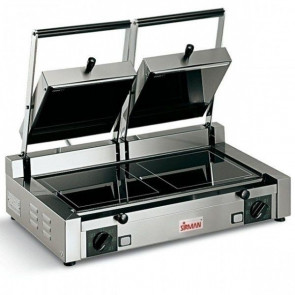 Glass ceramic panini grill Model PD V watt 3200 Cooking surface Smooth-Smooth or Smooth-Striped