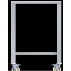 Tavolo con ruote in aisi 430 Modello ETR411 LxPxH 785x670x883 mm Per EF 311, EF 364, EF 411 ed EF 464 (in tutte le versioni)