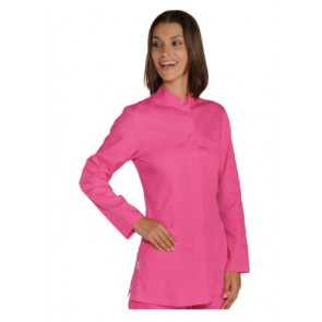 Woman Portofino blouse LONG SLEEVE 65% Polyester 35% Cotton FUCHSIA in different sizes Model 002860