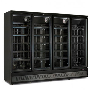 Refrigerated multideck Kli Model MR250TN4 BLACK 4 doors positive temperature