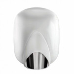 High Performance Electric Hand dryer ABS White CONE Without Resistance to Photocell MDL Model 704350