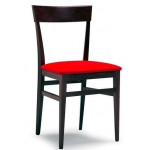 Indoor chair TESR Wood frame Seat with pad Model 1042-C25F