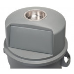 Push bin with ashtray grey MAXIPUSH MDL 120 L Model 114120