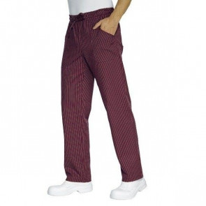 Trousers with laces Vienna Bordeaux 100% cotton Available in different sizes Model 044653