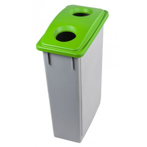 Waste bin for recycling OFFICE 90 With green hole lid MDL 90 L Model 102208