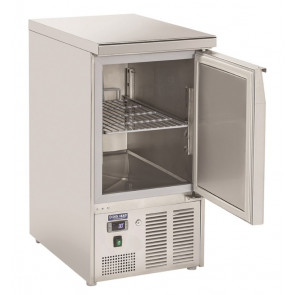 Refrigerated saladette For salads stainless steel GN1/1 with stainless steel top Model CRX45A Static refrigeration