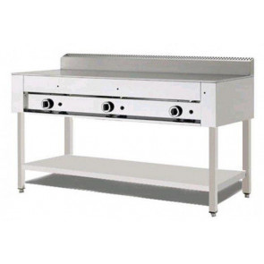 Gas piadina cooker PL Model CP10  on trestle with iron Flat Capacity 10 piadine