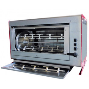 Electric planetary rotisserie ENG Model ELBA24PPE Capacity N.24 Chickens N.4 stainless steel tubular spits