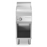 Electric fry top Chromed smooth plate MDLR Open cabinet Model F7040FTECLA