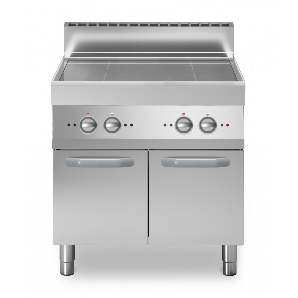 Electric induction hob 4 zones MDLR Cabinet with doors Model F7080INDP