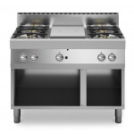 Gas solid top+4 burners MDLR Open cabinet Model F70110TPPGFBA