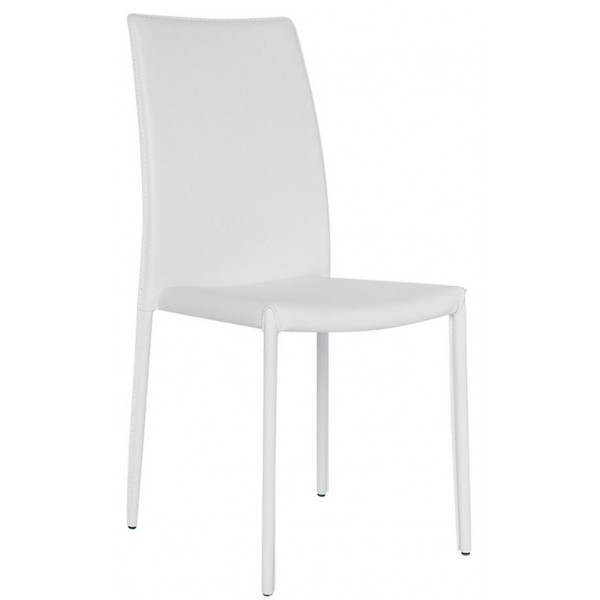 Stackable indoor chair TESR Metal frame Synthetic leather covering Model 824-RF97