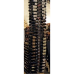 Neutral classic wine bottles display Vertical tower design Bottles capacity 240 Transparent Model TOWER