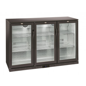 Refrigerated back bar cabinet 6 shelves 3 hinged doors\Drinks display Model BBC330H