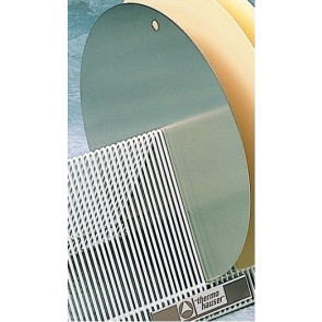 Disc to support cake in aluminium, with hole Model 523-2