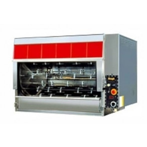 Gas planetary rotisserie ENG Model BETA108P Capacity N. 108 Chickens N. 12+6 spits cm 91