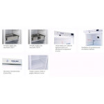 Stainless steel/ABS refrigerated cabinet Model CRX6