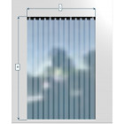 Porta a bandelle in PVC JKS