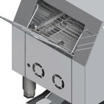 Roller/Continuous toaster Model TOSTI' VV Cooking surface width mm 185 Cooking surface lenght mm 300