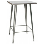 Indoor table TESR Powder coated metal frame with varnish Model 1267-GT24