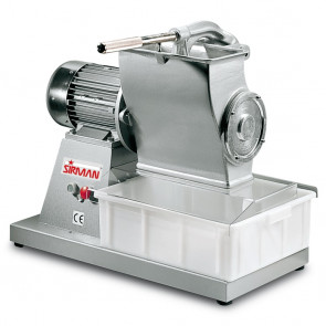 Electric grater Model GF HP 4 Roller revolutions r.p.m. 1400 Dimensions mouth mm 300x160 Watts power 3000 - Hp 4 Stainless steel roller.