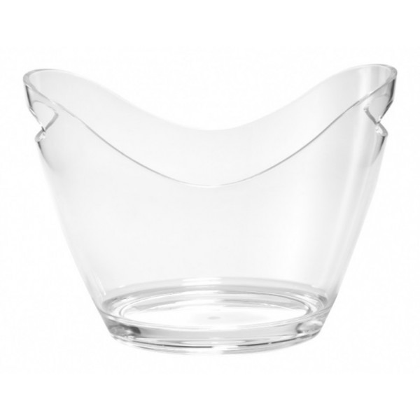 Oval champagne bucket in acrylic Model 350-200