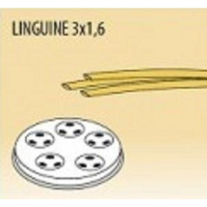 Mould Linguine 3x1,6 for pasta machine MPF 2,5 and PF25E