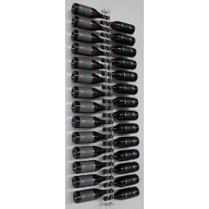 Neutral classic wine bottles display Bottles capacity 28 Transparent Model Plex150