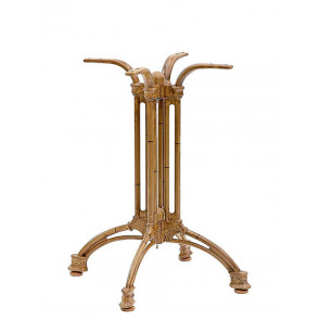 Outdoor base TESR Powder coated aluminum frame, bamboo look Model 155-CA102B