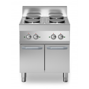 Electric range 4 round plates MDLR Cabinet with doors Model F7070PCEP