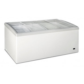 Static chest freezer with curved sliding glass lids Model FR568SLC
