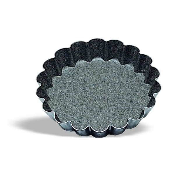 Non-stick fluted round tart mould Dimension ø cm. 6x1h Model 614-006