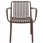 Stackable outdoor armchair TESR Polypropylene frame Model 075-ZL77 AVAILABLE IN DIFFERENT COLORS