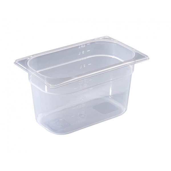 Polypropylene gastronorm container 1/4 Model PP14150