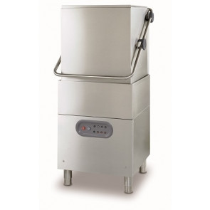 Passthrough dishwasher OMW stainless steel Max plate diameter cm 43 Square basket 50X50 Model JOLLY61PCESTOQUADRO