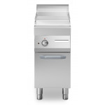 Electric fry top Chromed smooth plate MDLR Cabinet with door Model F7040FTECLP
