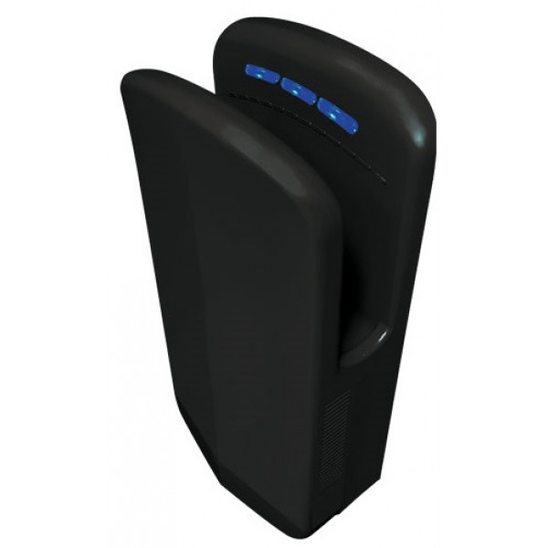 Electric hand dryer with infrared sensors Easy version BLACK ABS MDL high performance Perfect drying in 12-15 sec Model X-DRY COMPACT 704259