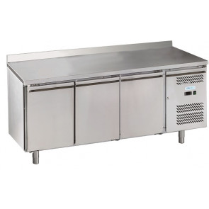 Refrigerated counter three doors Stainless steel AISI 201 ForCold  GN1/1 (cm 53 x 32,5) ventilated Model G-GN3200BT-FC