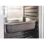 Stainless steel refrigerated cabinet with glass door Model QRG6